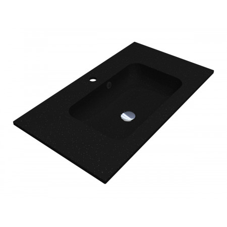 Умывальник DELLA 800 MIRASTONE BLACK SHINE