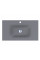 Умывальник JESSEL 800 MIRASTONE GRAY