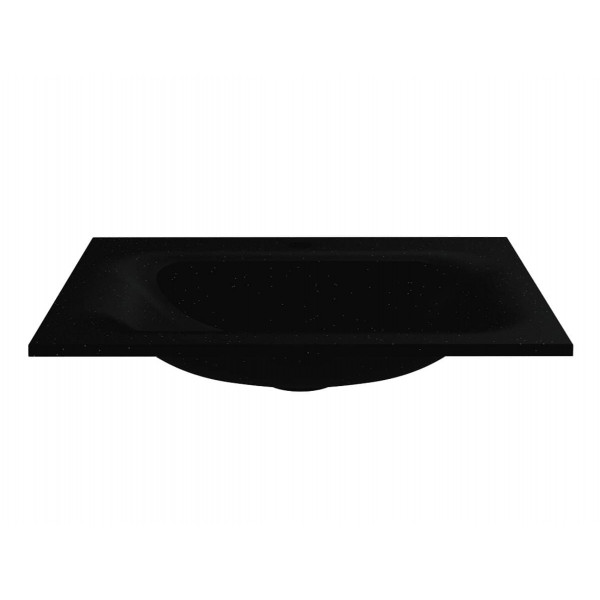 Умывальник JESSEL 600 MIRASTONE BLACK SHINE