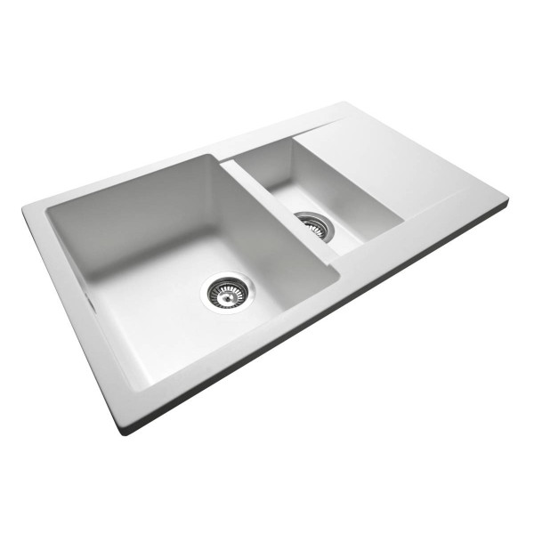 Кухонная мойка LAPAS white