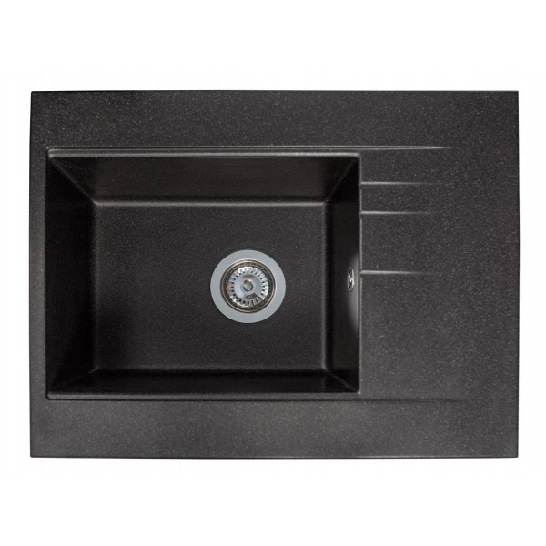 Кухонная мойка BODRUM 650 black shine