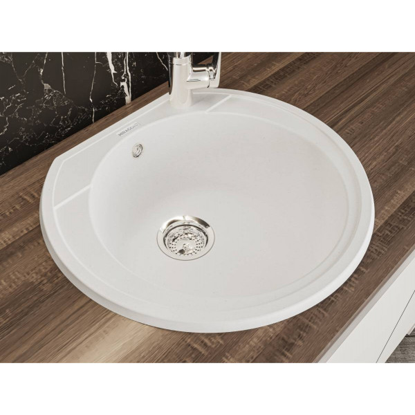 Кухонная мойка TULUZA white