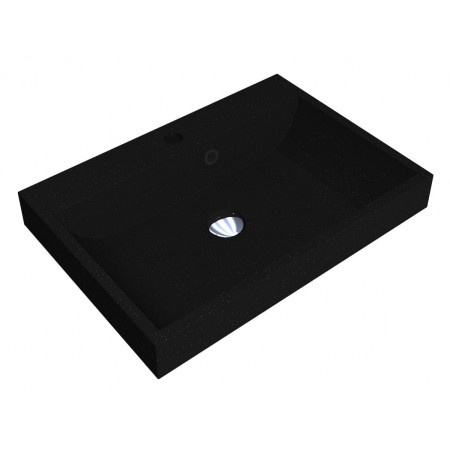 Умывальник VARNA 600 MIRASTONE BLACK SHINE