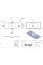 Умывальник JESSEL 1000 MIRASTONE GRAY