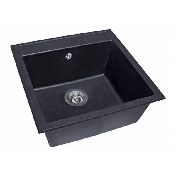 Кухонная мойка BODRUM 510 black shine