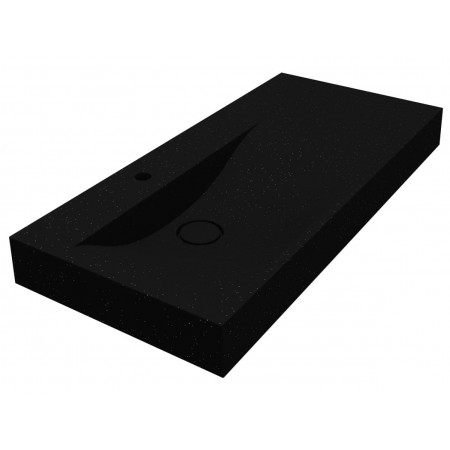 Умывальник VIOLA 1000 L MIRASTONE BLACK SHINE