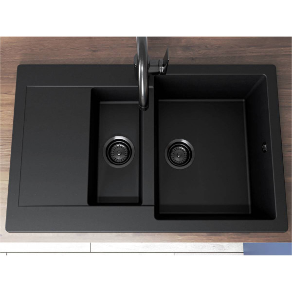 Кухонная мойка LAPAS black shine