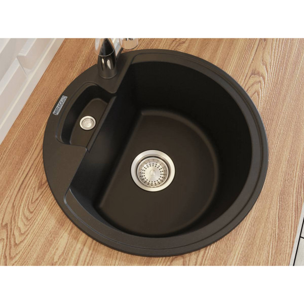 Кухонная мойка VALENCIA black shine