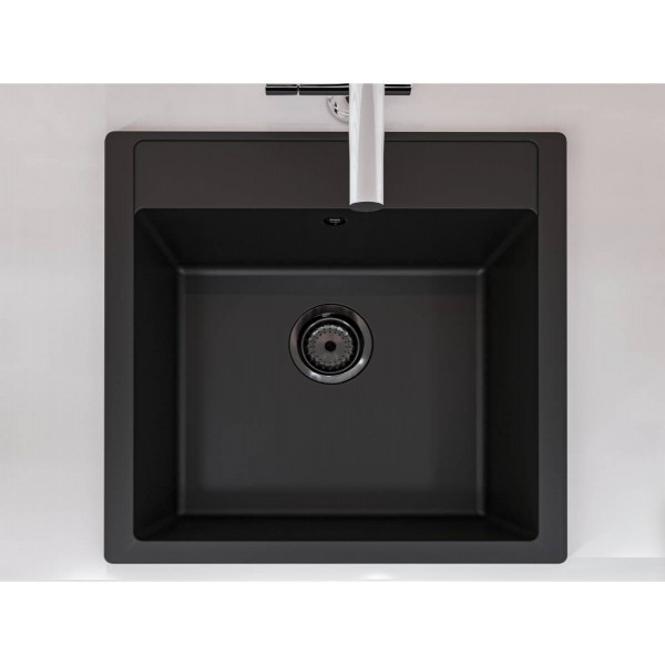 Кухонная мойка BODRUM 510 black shine