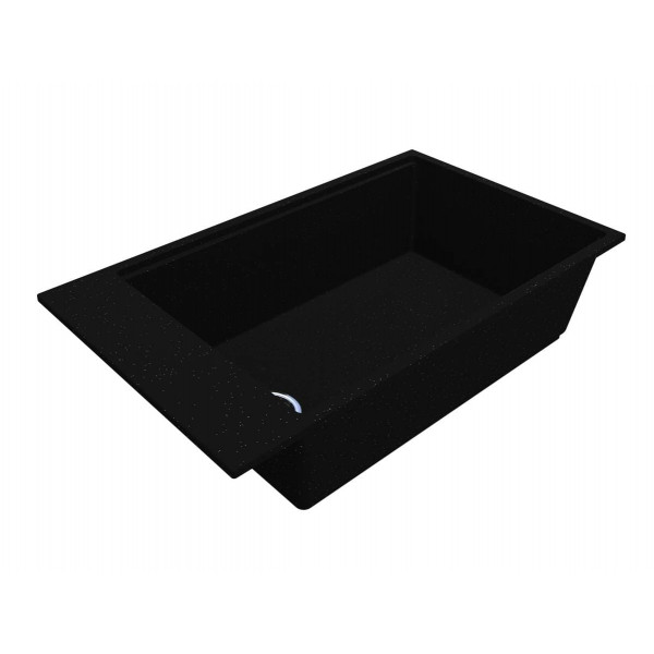 Кухонная мойка LAGOON 760 black shine