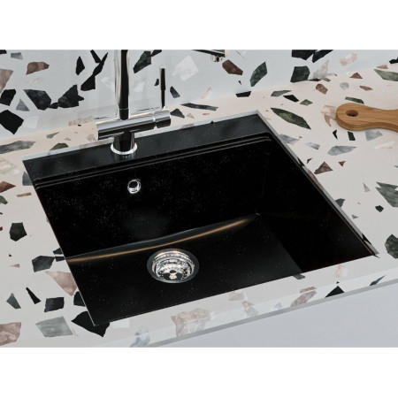 Кухонная мойка LAGOON 540 black shine