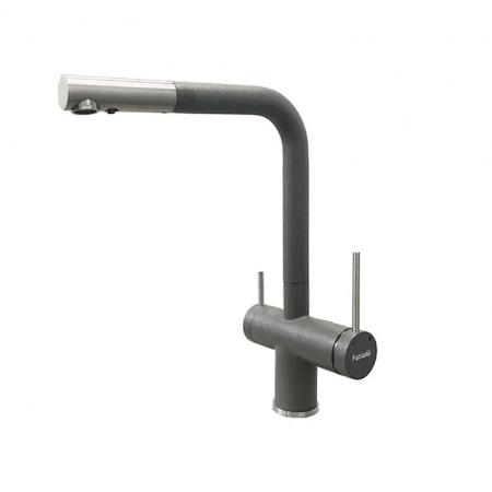 Смеситель кухонный Fabiano FKM 31.14 SS Titanium 8231.401.0779