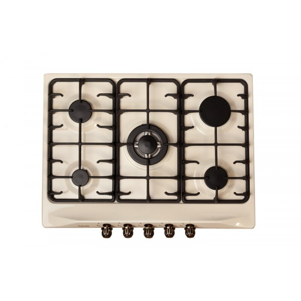 Газовая варочная панель Fabiano FHGR 2375 VGHT Ivory 8112.508.0338