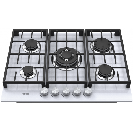 Варочная поверхность газовая Fabiano FHG 8255 VGHT White Glass 8111.406.1480