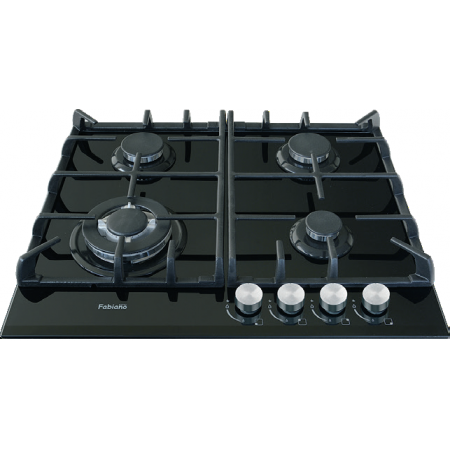 Газовая варочная панель Fabiano FHG 1044 VGHT Black Glass 8111.405.0342