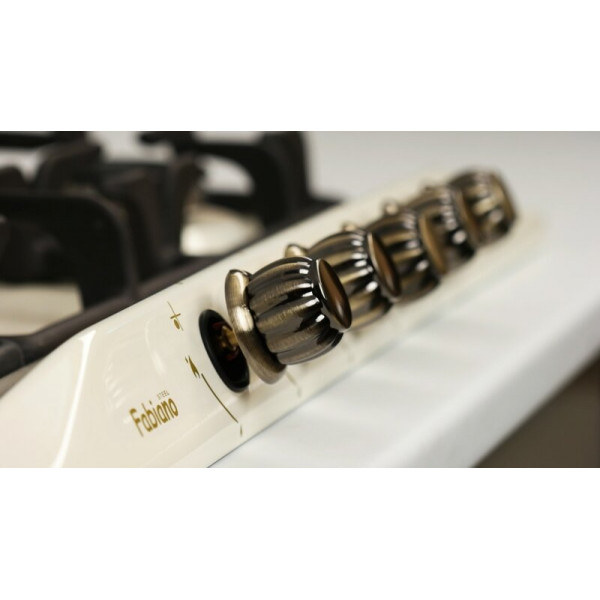 Газовая варочная панель Fabiano FHGR 2375 VGHT Ivory 8112.508.0338