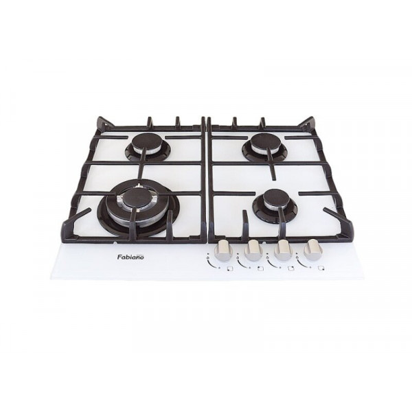 Газовая варочная панель Fabiano FHG 1044 VGHT White Glass 8111.405.0440