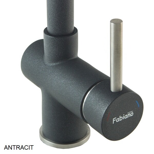 Смеситель кухонный Fabiano FKM 46P SS Antracit 8232.401.0194