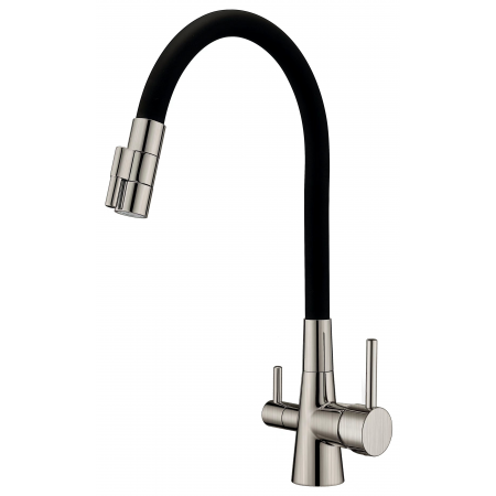 Смеситель кухонный Fabiano FKM 3121 Flex Inox 8231.403.1121