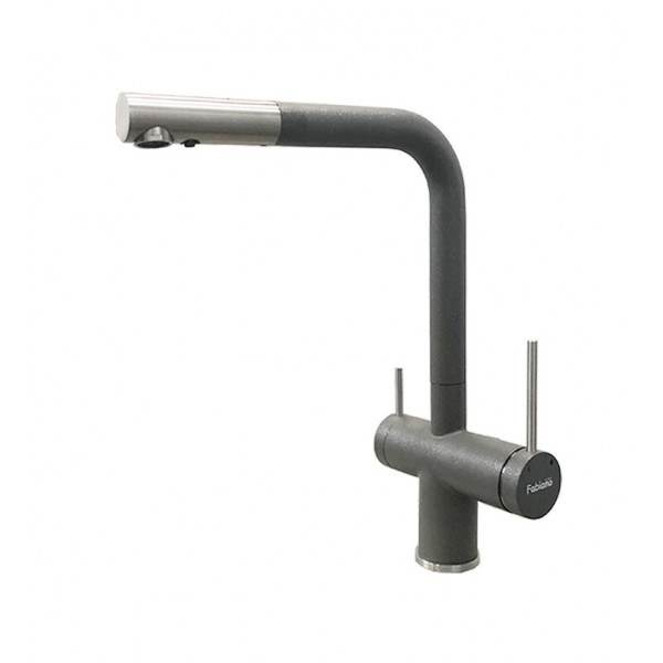 Смеситель кухонный Fabiano FKM 31.14 SS Titanium 8231.401.0779