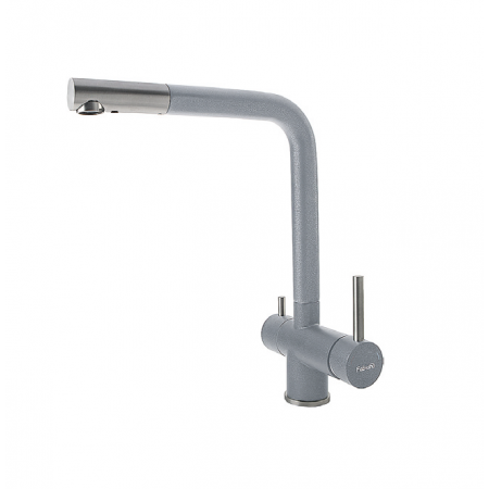 Смеситель кухонный Fabiano FKM 31.7 SS Grey Metallic 8231.401.0804