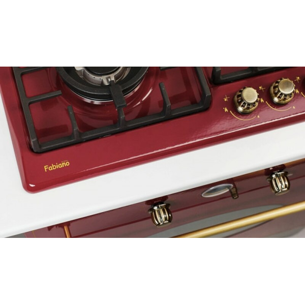 Газова варильна панель Fabiano FHGR 2744 VGHT Burgundy 8112.508.0196