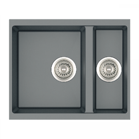 Кухонная мойка Fabiano Quadro 56x46x15 Titanium 8221.301.0649