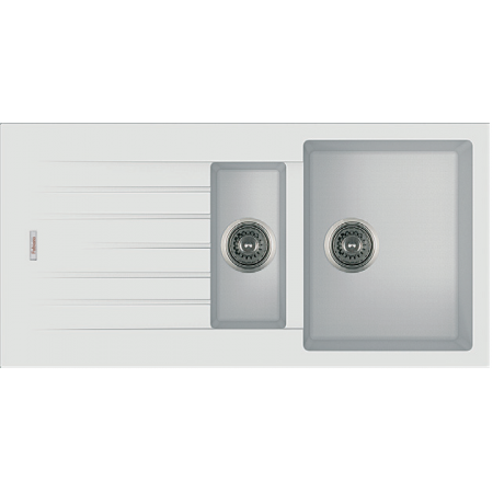 Кухонная мойка Fabiano Classic 100x50x15 Alpine White 8221.301.0519