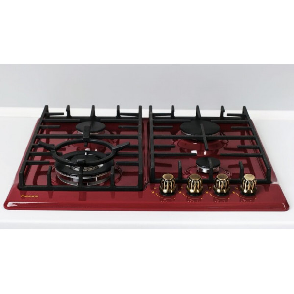 Газова варильна панель Fabiano FHGR 2744 VGHT Burgundy 8112.508.0196