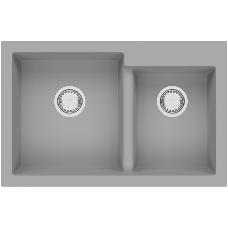Кухонная мойка Fabiano Quadro 79x51x2 Grey Metallic 8221.201.0945