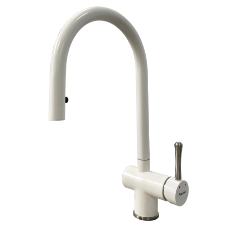 Смеситель кухонный Fabiano FKM 47P SS Alpine White 8232.401.0238