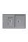 Кухонная мойка Fabiano Classic 78x50x15 Grey Metallic 8221.201.0069