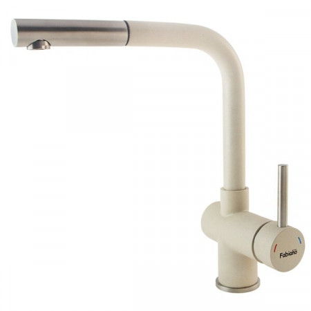 Смеситель кухонный Fabiano FKM 46P SS Cream 8232.401.0195