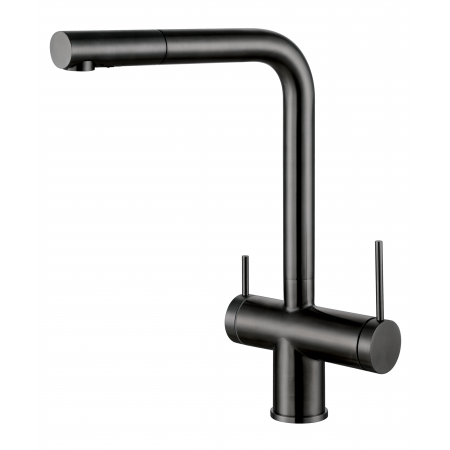 Кухонный смеситель Fabiano FKM 31.14 SS Nano Graphite 8231.401.0902