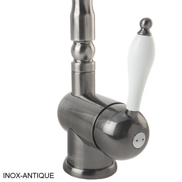 Смеситель кухонный Fabiano FKM 37 Inox Antique 8232.402.0528