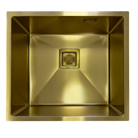 Нерж. мойка Fabiano Quadro 49 Celldecor Nano Gold 8216.401.1698
