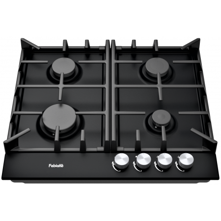 Газовая варочная панель Fabiano FHG 3744 VGHT Black 8112.406.1468