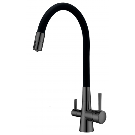 Смеситель кухонный Fabiano FKM 3126 SS Flex Nano Graphite 8231.401.1710