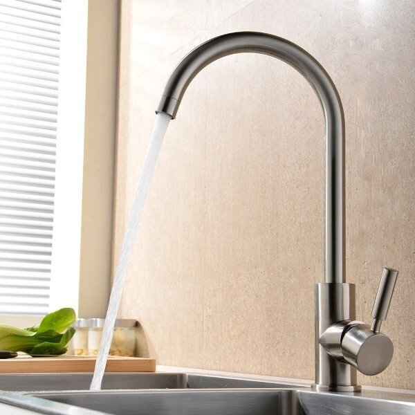 Смеситель кухонный Fabiano FKM 41 SS Inox 8232.401.0499