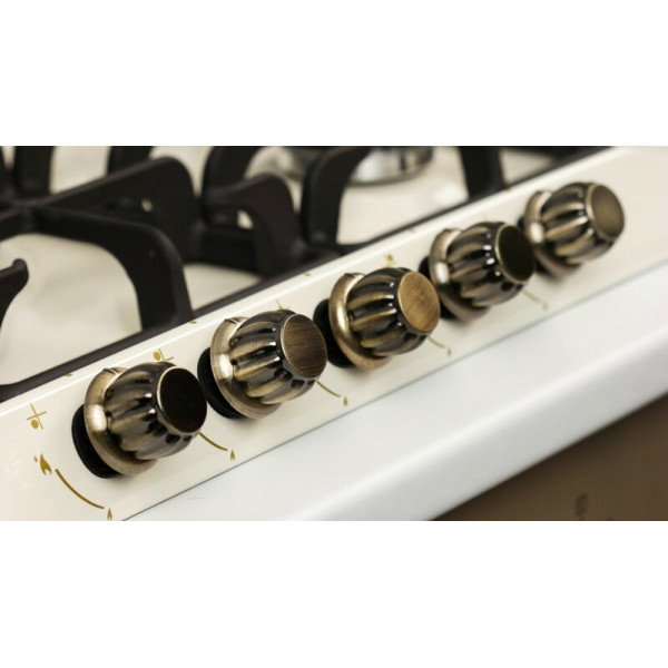 Газовая варочная панель Fabiano FHGR 2375 VGHT Ivory 8112.508.0338
