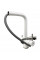 Смеситель кухонный Fabiano FKM 31.16P SS Alpine White 8231.401.0772