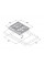 Газовая варочная панель Fabiano FHG 1444 VGHT Champagne glass 8111.405.0842