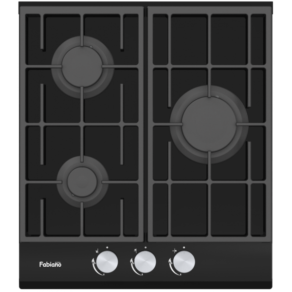 Варочная поверхность газовая Fabiano FHG 8453 VGH Black Glass 8111.406.1484