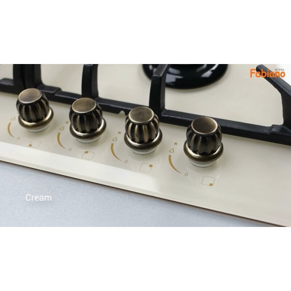Газовая варочная панель Fabiano FHGR 1055 VGHT Cream 8111.405.0312