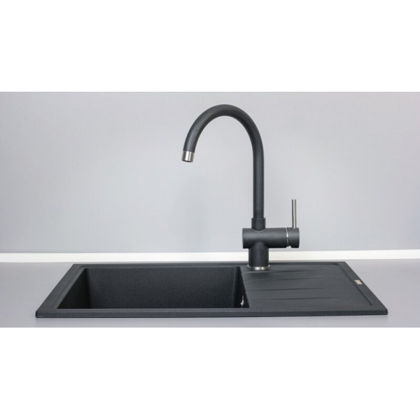 Смеситель кухонный Fabiano FKM 39 SS Antracit 8232.401.0235