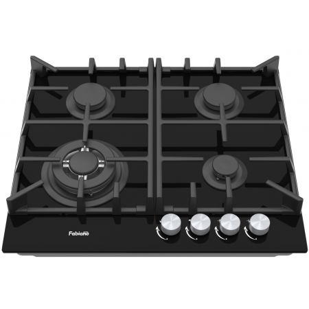 Газовая варочная панель Fabiano FHG 1044 VGHT2 Black Glass 8111.406.1466