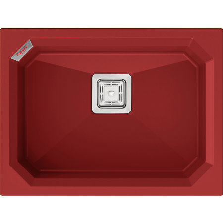 Гранитная мойка Fabiano Crystal 61x46 Rouge 8221.301.1549