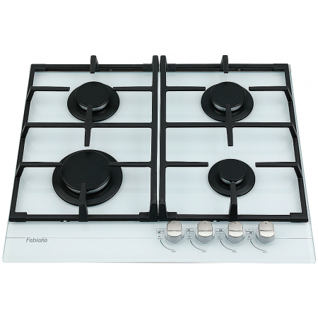 Газовая варочная панель Fabiano FHG 1244 VGH White Glass 8111.406.1 030