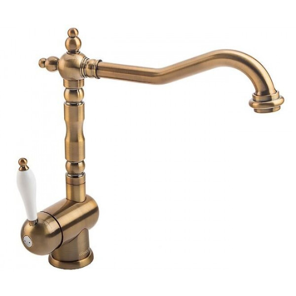 Смеситель кухонный Fabiano FKM 37 Brass Antique 8232.403.0343