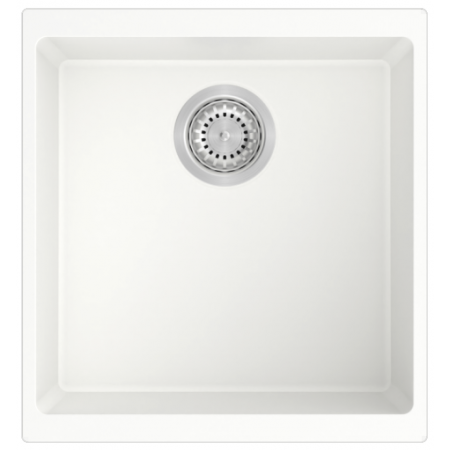 Гранитная мойка Fabiano Navio 43x46 Alpine White 8221.301.1699